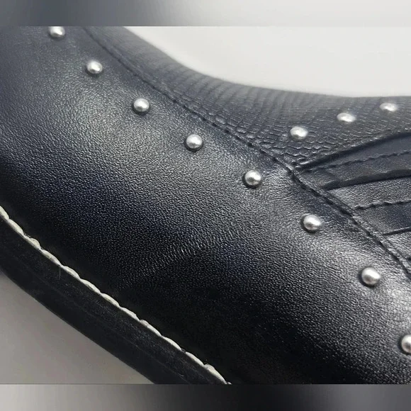 Crown Vintage Leather Studded Black Kavita Booties Size 6-NWOT - Picture 16 of 16